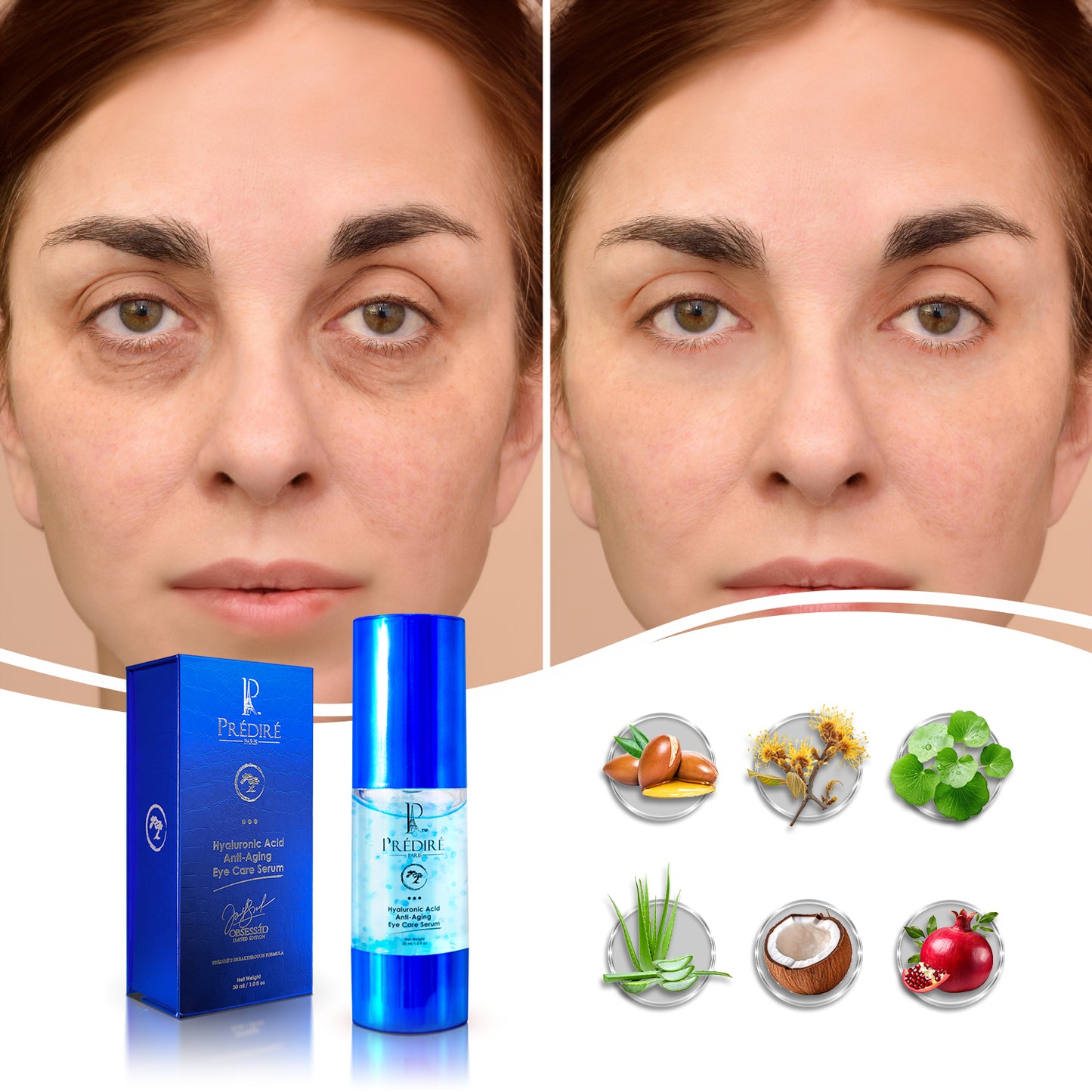 Intensive Rapid Renewal Eye Care Hyaluronic Acid Anti-Aging Eye Care Serum