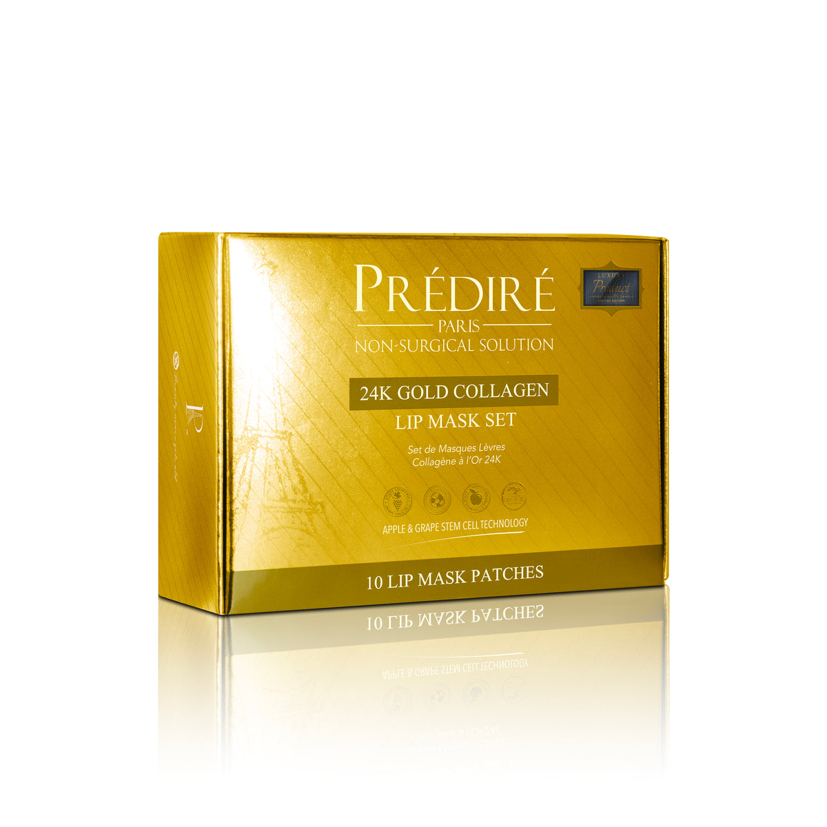 24K Gold Collagen Lip Mask Set (10 pieces)