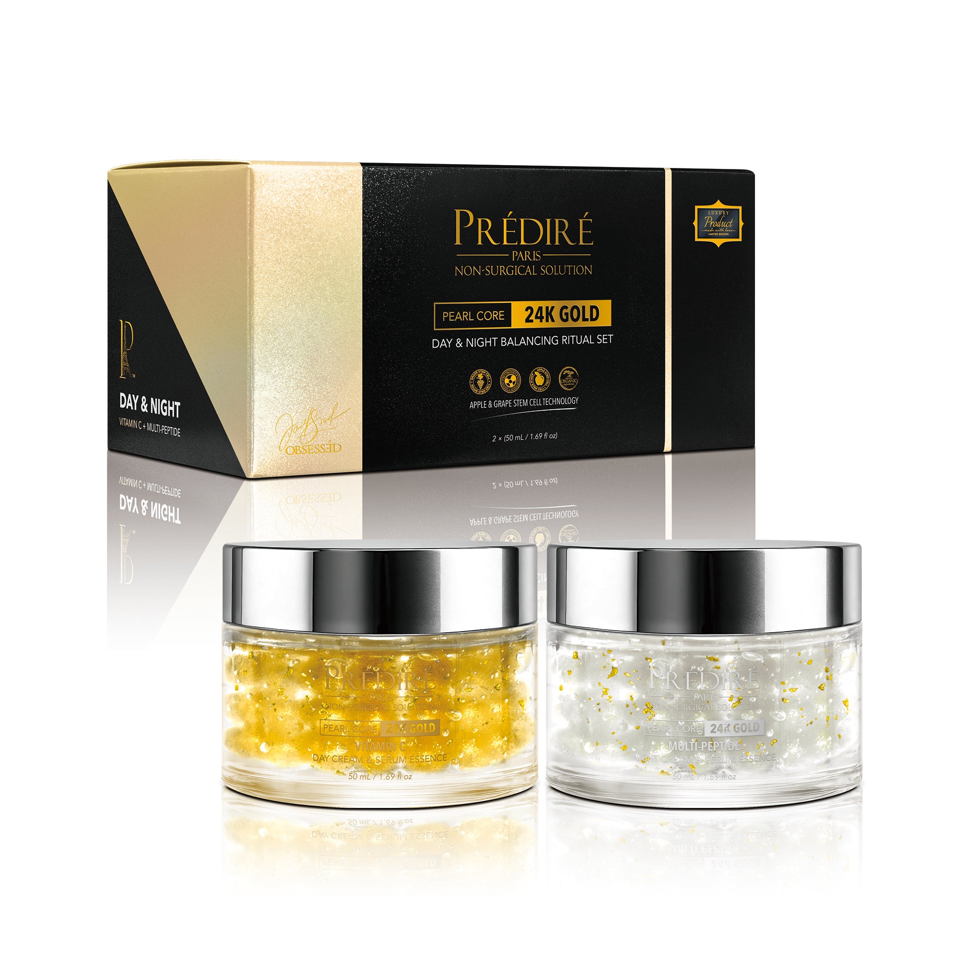 Pearl Core 24K Gold Day & Night Balancing Ritual Set – Prédiré Paris