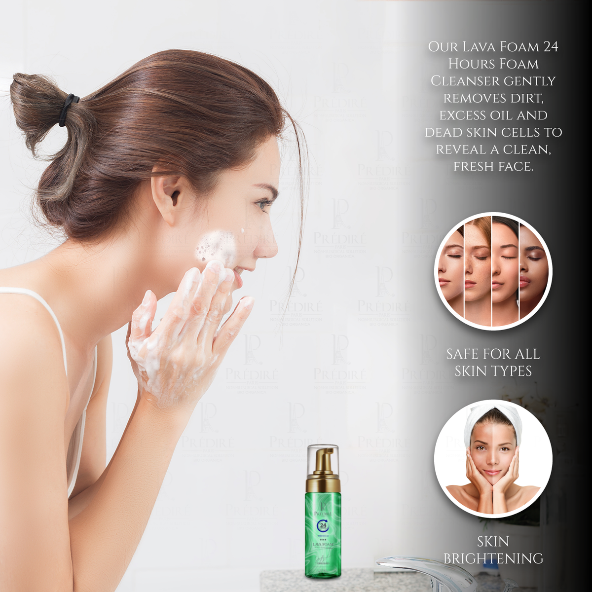 Our foaming facial cleanser gently removes dirt, excess oil and dead ...