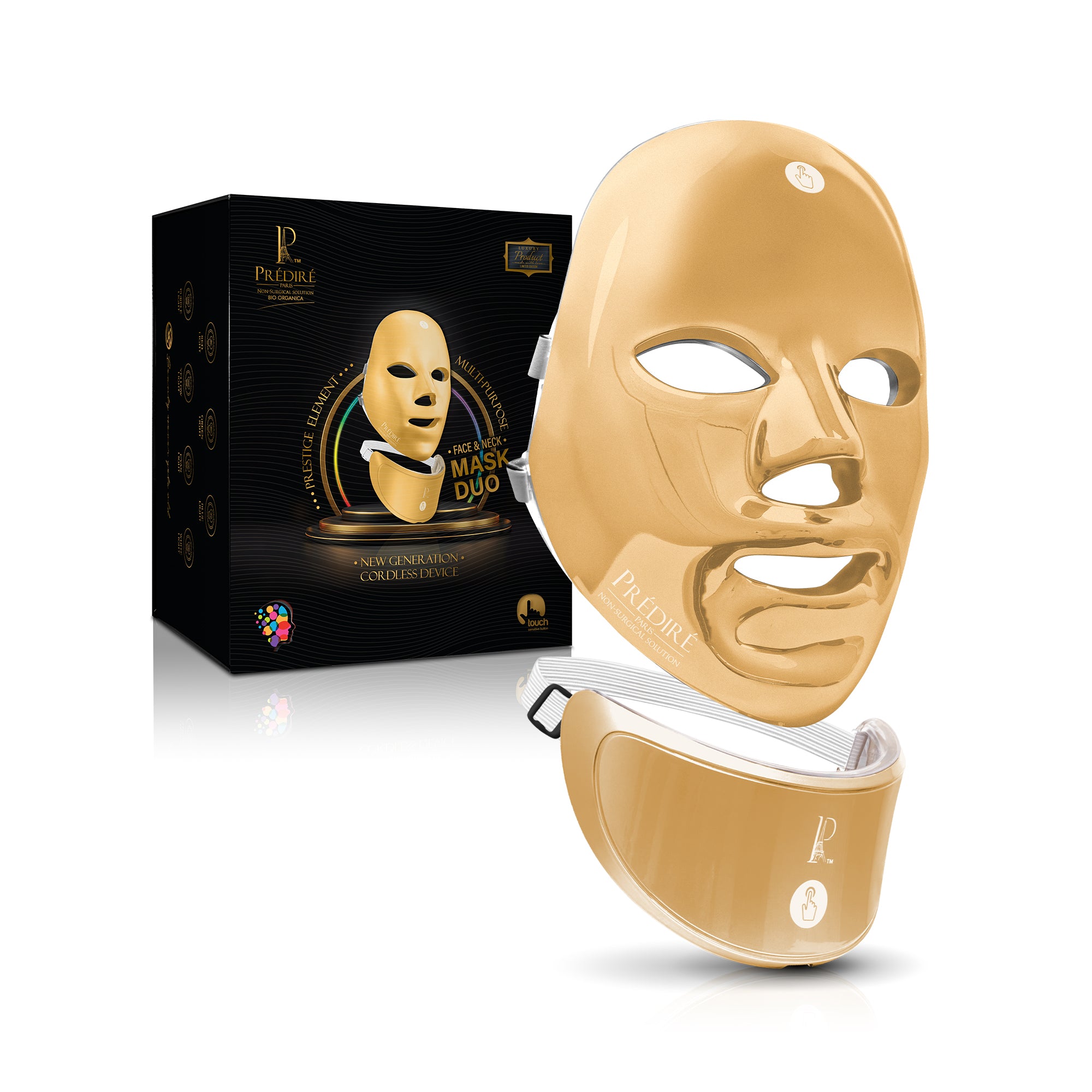 8 Element Mask Prestige Element Multi-Purpose Face & Neck Mask Duo – Prédiré Paris