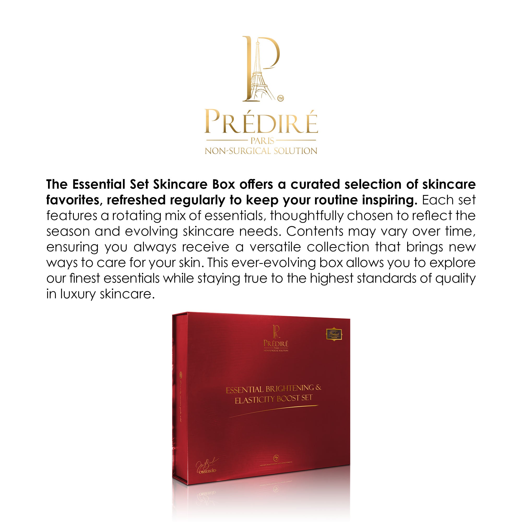 Essential Brightening & Elasticity Boost Set – Prédiré Paris