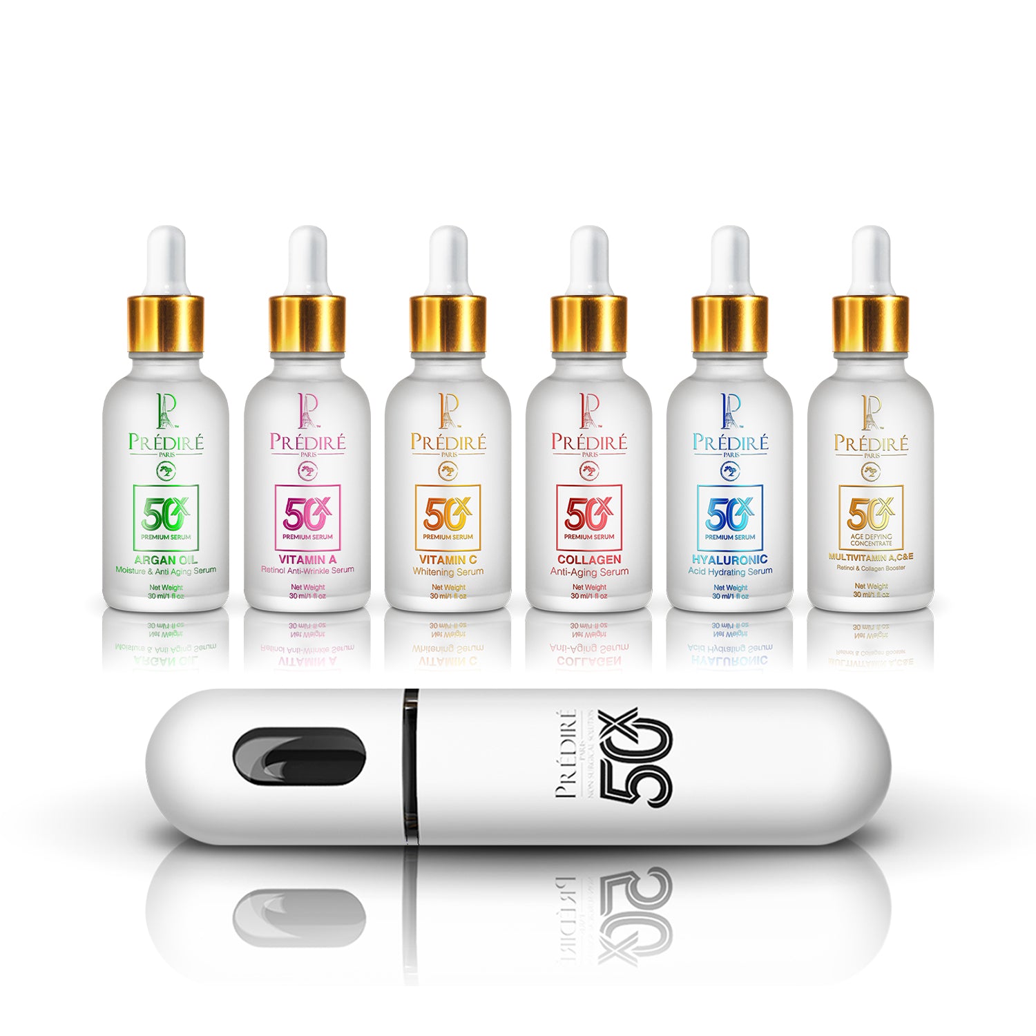 50X offers Vitamin C Brightening & Intensive Rapid Renewal Eye Serum Set