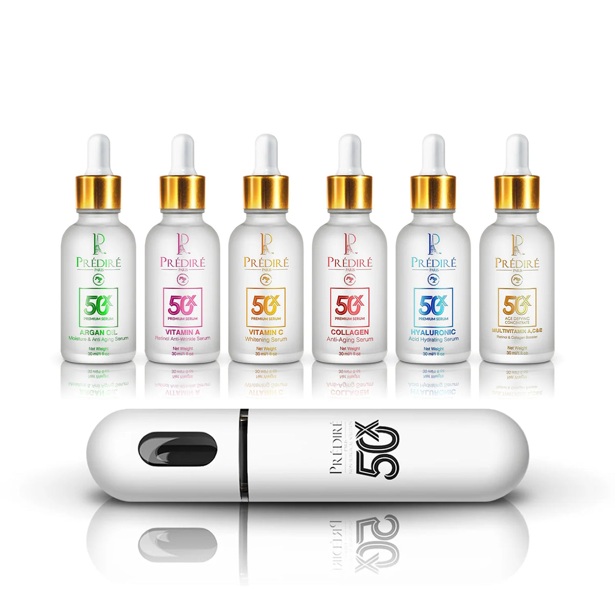 50X Intensive Multi-Purpose Rejuvenation Skin Formula + 3 Golden Collagen Masks (SET)