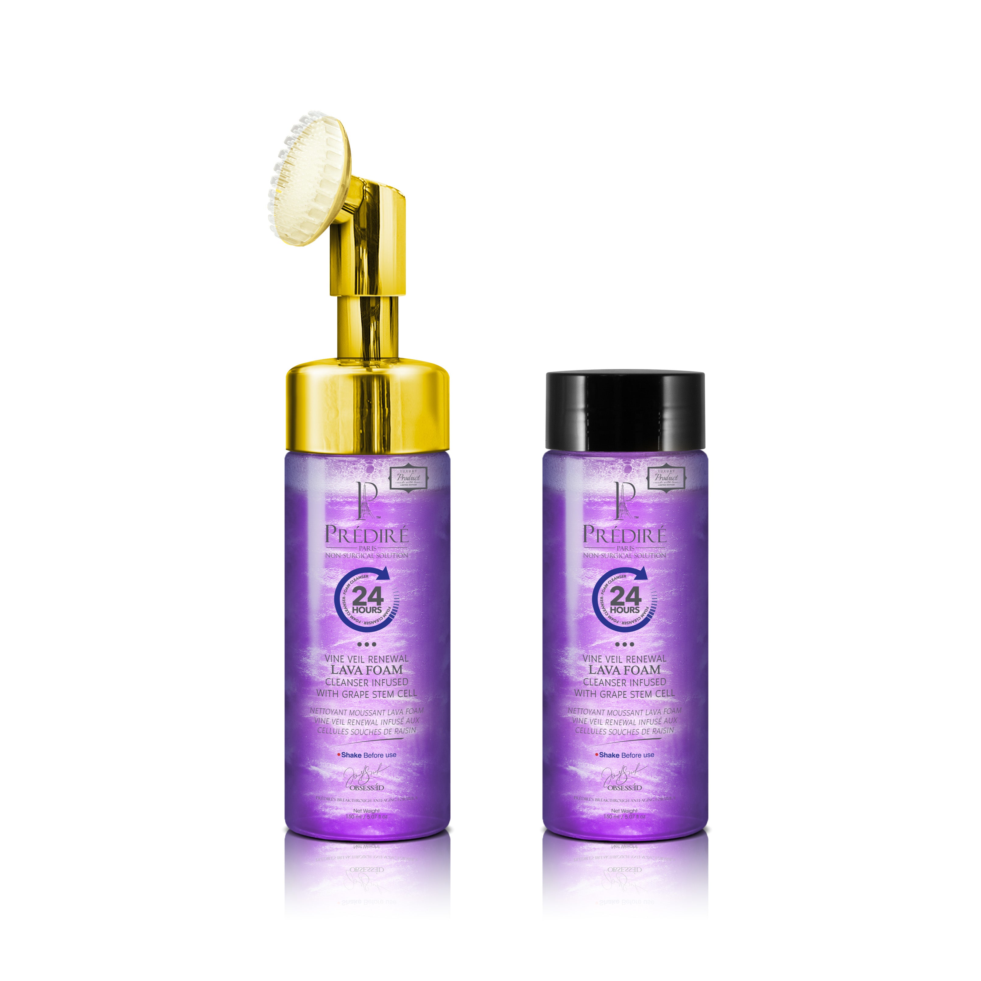 Our foaming facial cleanser gently removes dirt, excess oil and