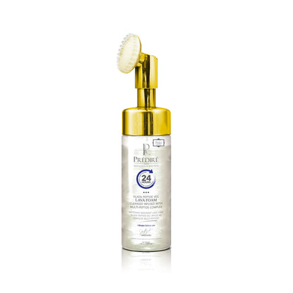 Silken Peptide Veil Lava Foam Cleanser Infused with Multi-Peptide Complex + Refill