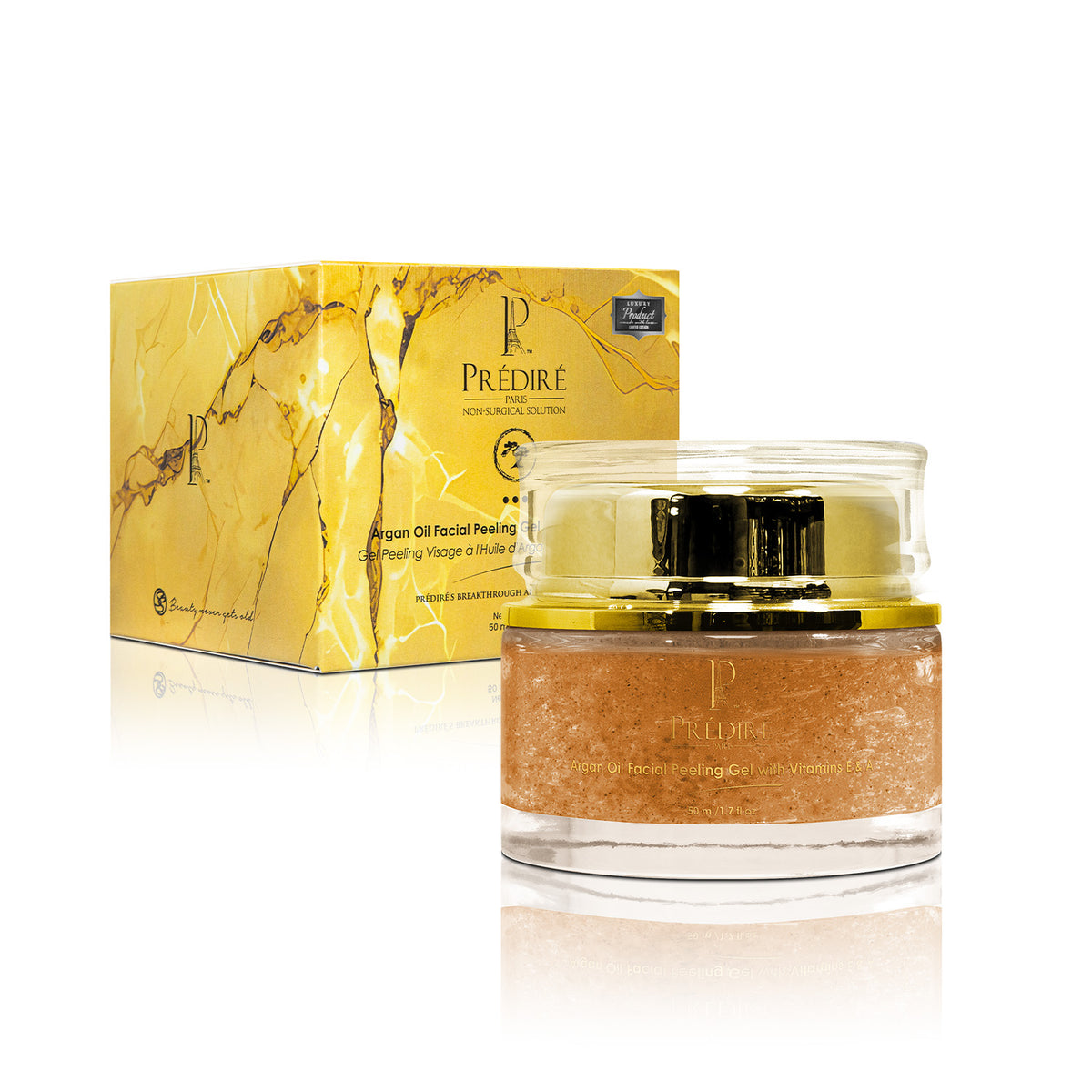 Argan Oil Facial Peeling Gel with Vitamin E & A