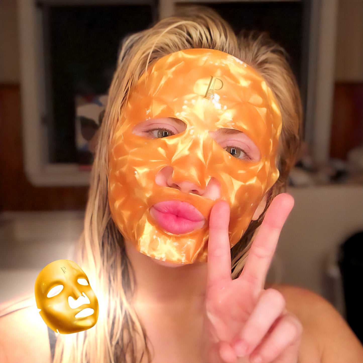 Golden Collagen Cell Renewal Facial Mask - Single Mask