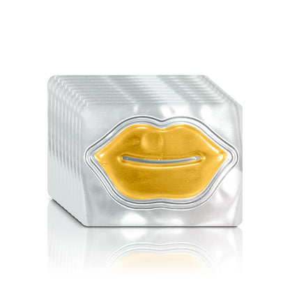 24K Gold Collagen Lip Mask Set (10 pieces)