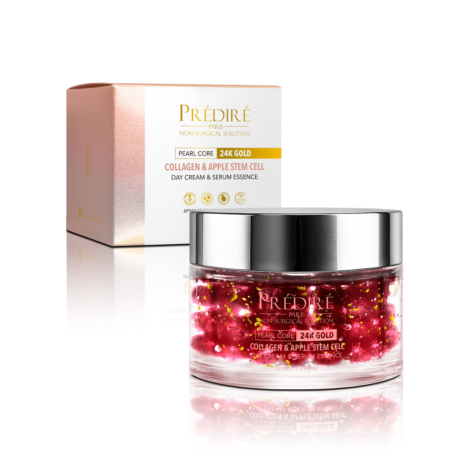 CELL BEAUTE  セルボーテ Pearl Core 24K Gold Collagen & Apple Stem Cell Day Cream & Serum