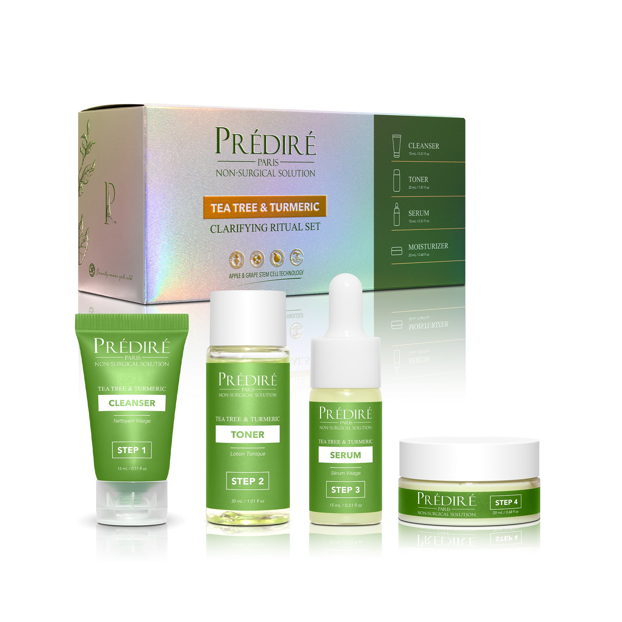 Tea Tree & Turmeric Clarifying Ritual Set – Prédiré Paris
