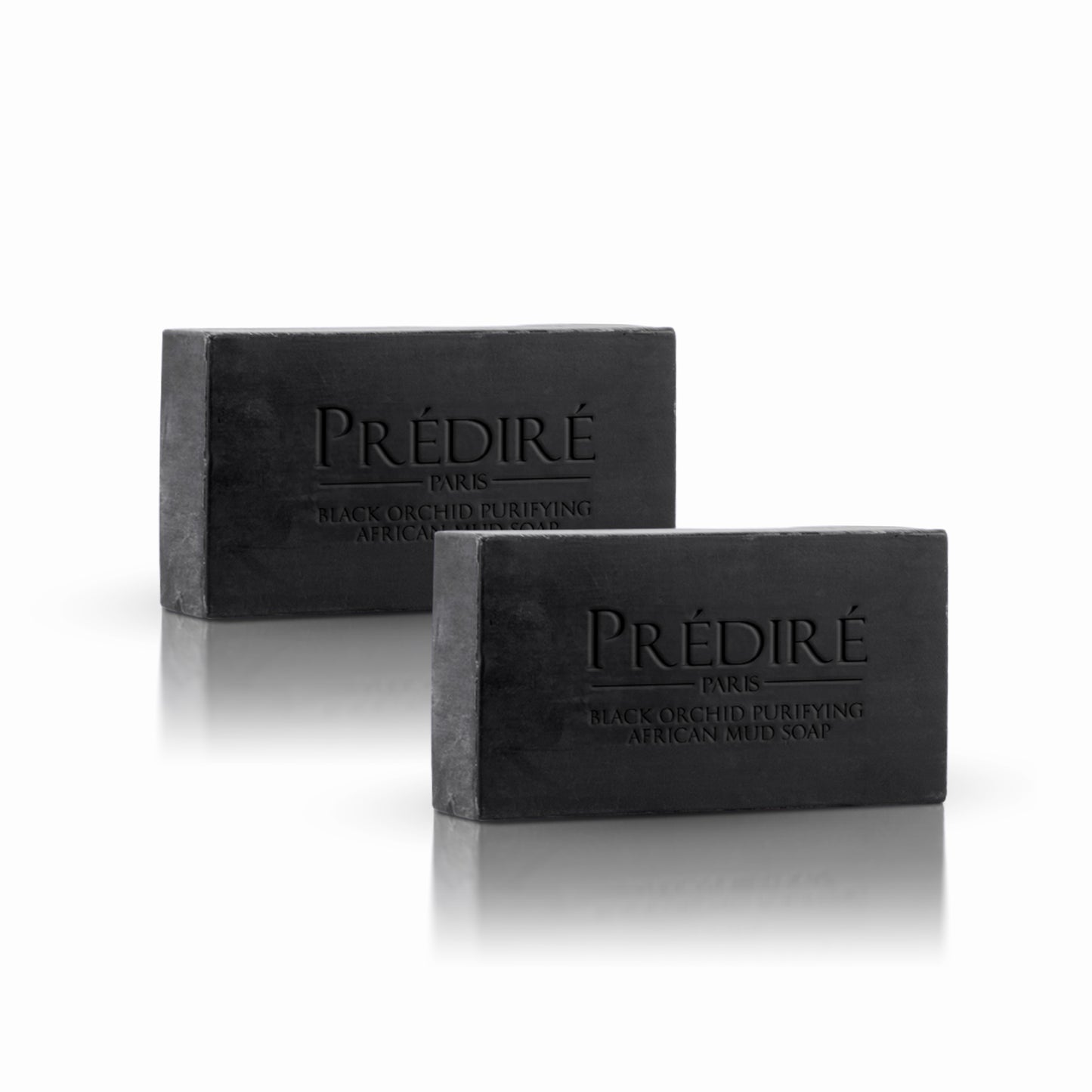 Black Orchid Purifying African Mud Soap | Extreme Hygiene Anti-Bacterial Soap - (2 Pack Bundle)