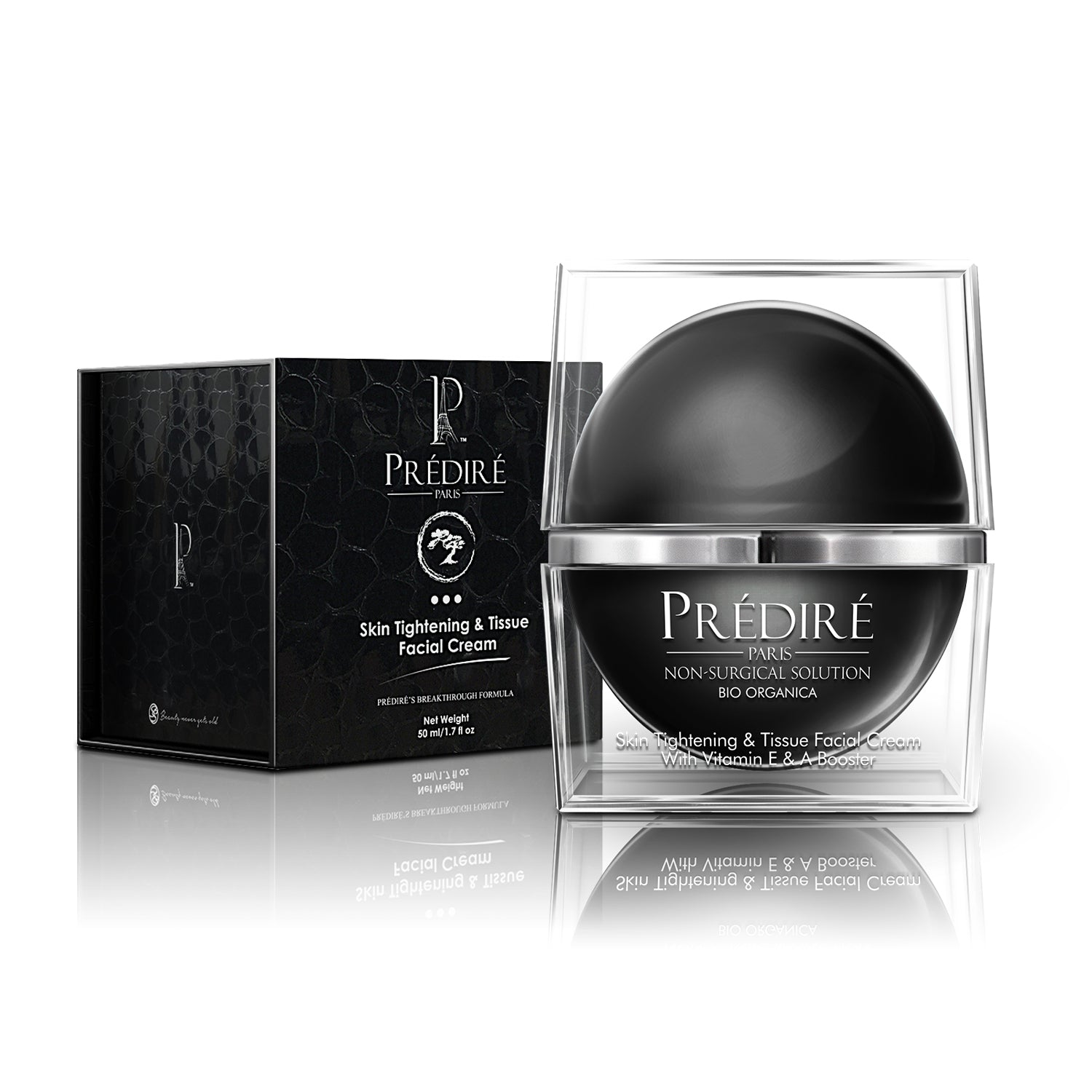 PRÉDIRÉ PARIS SKIN TIGHTENING & TISSUE FACIAL CREAM WITH VITAMIN E+A newest BOOSTER-NEW