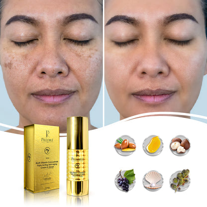 Multi-Vitamin Concentrate Triple Acting Anti-Aging Cream & Serum