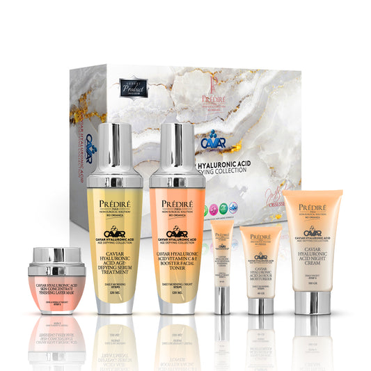 Caviar Hyaluronic Acid Age-Defying Collection | Renew, Moisturize, Cream, Serum, Mask & Toner | Limited Edition