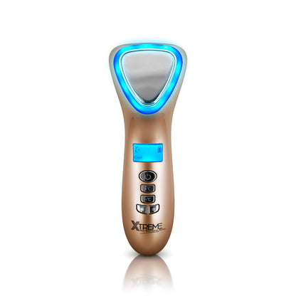 XTREME Skin Rejuvenation Device | Hot & Cold LED Light Therapy Anti-Aging Massager with Sonic Vibration