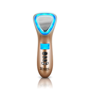 XTREME Skin Rejuvenation Device | Hot & Cold LED Light Therapy Anti-Aging Massager with Sonic Vibration