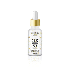 24K Gold Leaf 50X Age-Defying Concentrate | Multi-Vitamin A, C, & E with Retinol & Collagen Booster