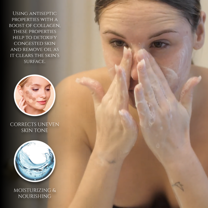 Triple Acting Facial Cleansing Scrub Powered by Bio Organica Collagen Technology